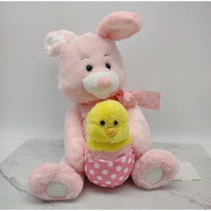 Easter Bunny & Chick Sound N Light Animatronics Plays Music Moves Sings Works